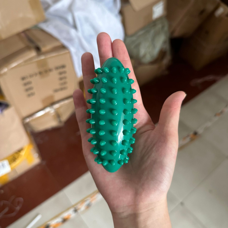 PVC масажна топка за фасциално отпускане, масаж на стъпала и мускули, не се надува