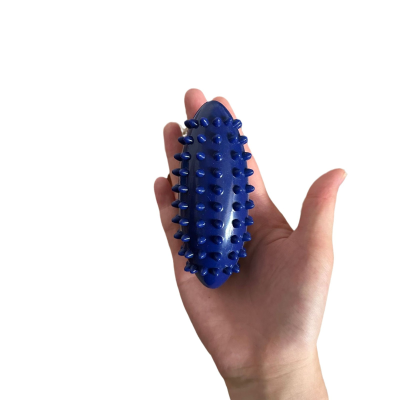 PVC масажна топка за фасциално отпускане, масаж на стъпала и мускули, не се надува