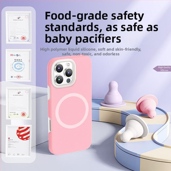 Θήκη iPhone 14 Pro / Pro Max — υγρό σιλικόνη, μαγνητικός σχεδιασμός, προστασία από πτώσεις, φορητή πολυτέλεια