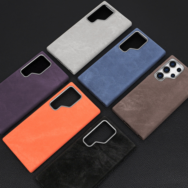 Samsung S25 Ultra tālruņa vāciņš – mikrošķiedras āda, magnētiskais korpuss, stils All-Inclusive, pielāgojams