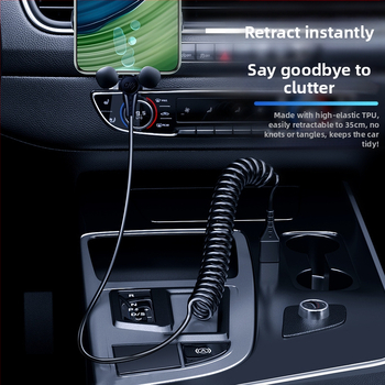 Καλώδιο 3-σε-1 δεδομένων και γρήγορης φόρτισης με Lightning, Micro USB και USB-C, μήκος 1,5 μ., τρία βύσματα, μέγιστη ισχύς 120 W, υλικό TPE