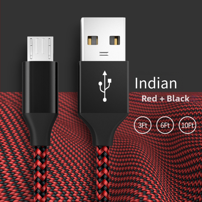 Neutral V8 Android USB καλώδιο δεδομένων, πλεκτό από κράμα αλουμινίου, ταχεία φόρτιση, Type-C/Micro USB/Lightning, 18W