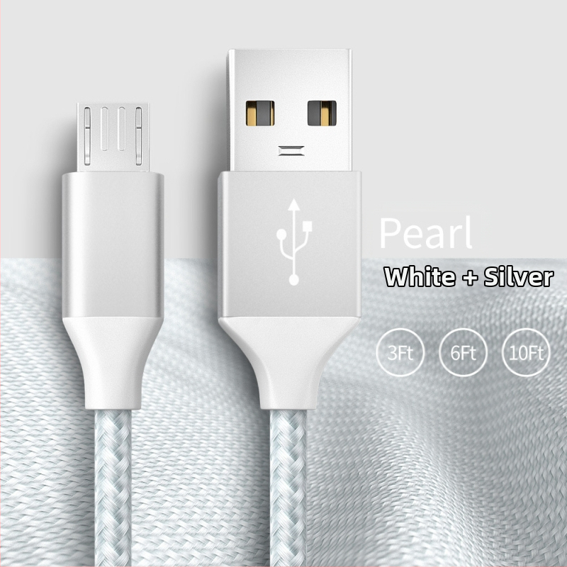 Neutral V8 Android USB καλώδιο δεδομένων, πλεκτό από κράμα αλουμινίου, ταχεία φόρτιση, Type-C/Micro USB/Lightning, 18W