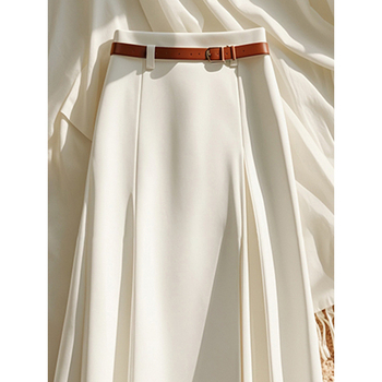 Norns Girl дамска миди пола - полиестер, офис стил, дължина миди