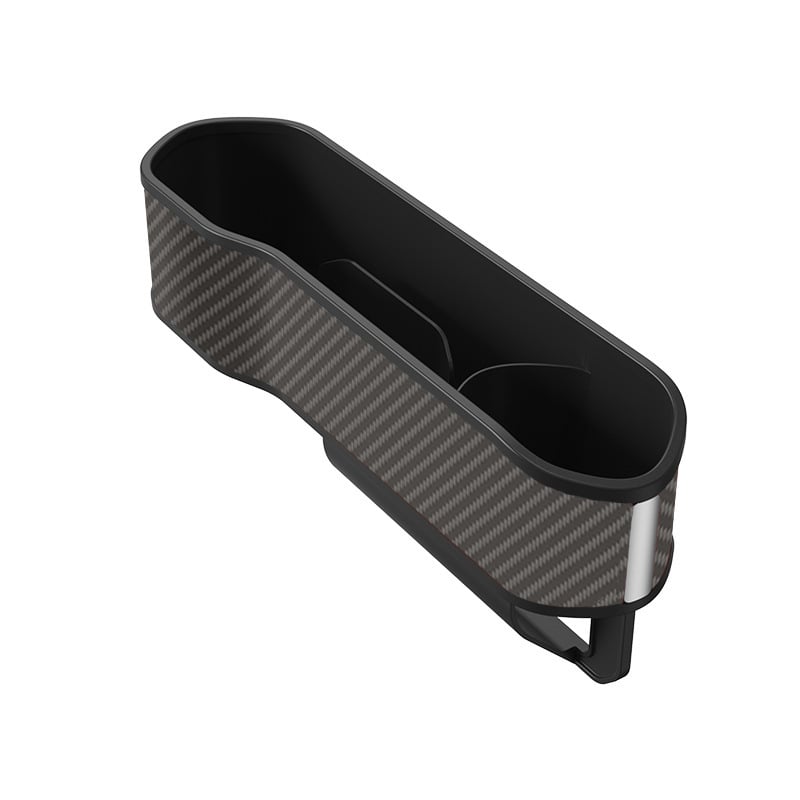 Θήκη αποθήκευσης στο κενό ανάμεσα στα καθίσματα αυτοκινήτου με ασύρματη φόρτιση, τηλεσκοπικό καλώδιο και ψηφιακή οθόνη