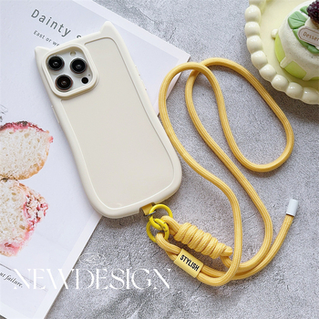 Унисекс каишка за телефон с PVC въже и метална катарама