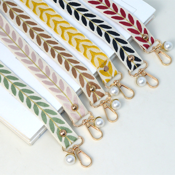 Ланярд за мобилен телефон с листовидна висулка, полиестерно въже, метална катарама, унисекс