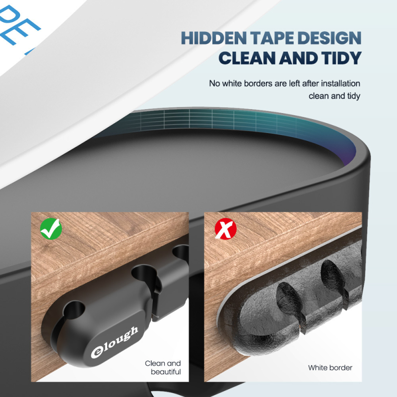 Elough οργανωτής καλωδίων από σιλικόνη – αυτοκόλλητος, χωρίς κόμπους, επιτραπέζιος οργανωτής, μοντέλο Locomotive line manager, υλικό σιλικόνη