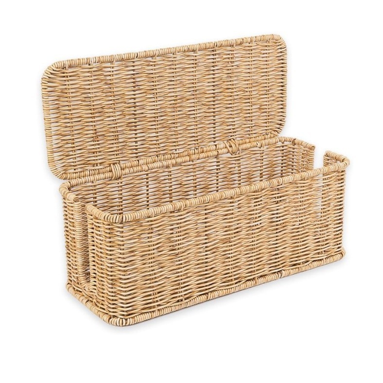 Κάδος αποθήκευσης από συνθετικό ράταν, χειροποίητος, χαριτωμένο στυλ κινουμένων σχεδίων, επιτραπέζιο πιάτο φρούτων και οργανωτής σνακ για το σαλόνι