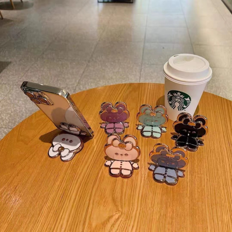 Lazy Stand telefonhoz – műanyag, cartoon stílus, testreszabható