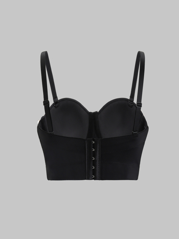 Τοπ χωρίς τιράντες με μεταλλικές παγιέτες, 3D εφέ, πολυεστέρας, στενή εφαρμογή (Καλοκαίρι 2025)