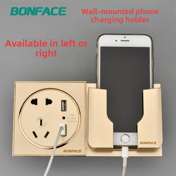 Държач за телефон за стена Bonface, модел 101, пластмаса (Марка: Bonface; Модел: 101; Материал: пластмаса; Съвместим с: Други)