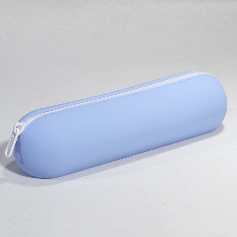 Geantă de depozitare din silicon cilindric, model X-01, multifuncțională pentru papetărie, cosmetică și alte articole