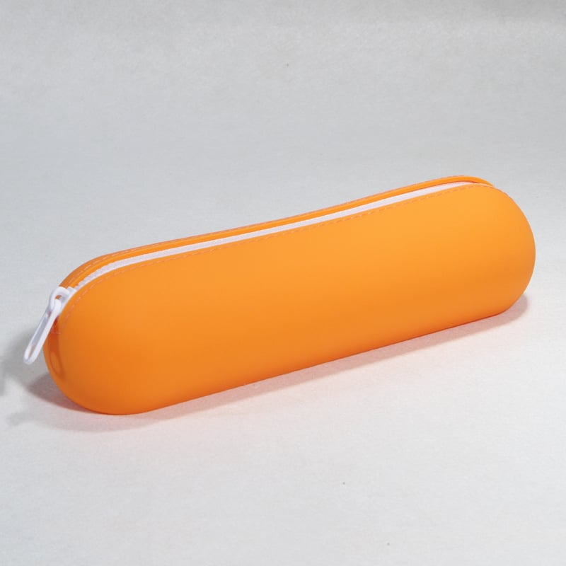 Geantă de depozitare din silicon cilindric, model X-01, multifuncțională pentru papetărie, cosmetică și alte articole