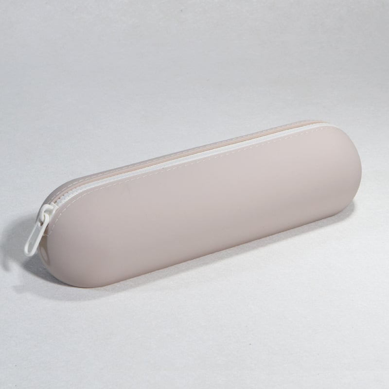 Geantă de depozitare din silicon cilindric, model X-01, multifuncțională pentru papetărie, cosmetică și alte articole