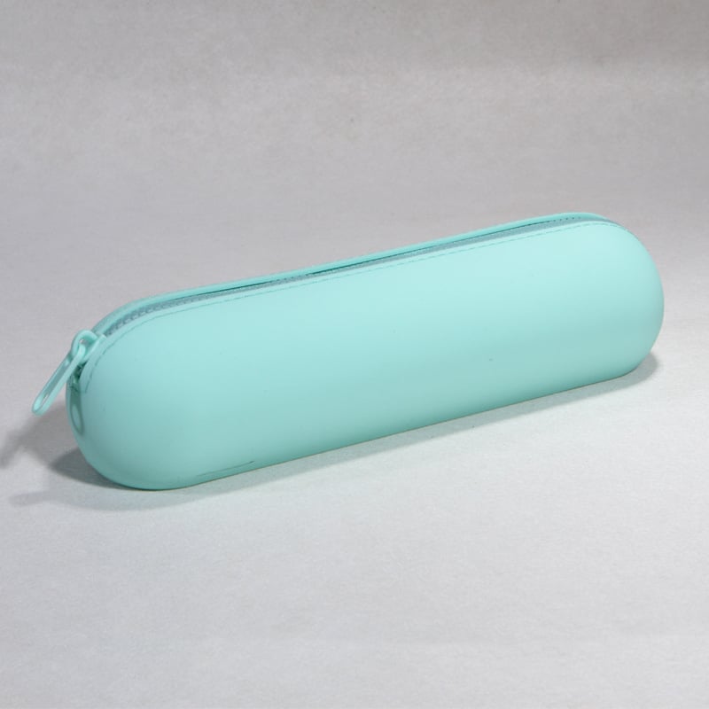 Geantă de depozitare din silicon cilindric, model X-01, multifuncțională pentru papetărie, cosmetică și alte articole