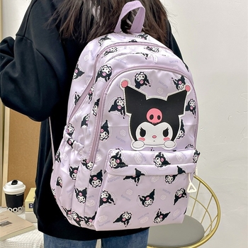Σακίδιο σχολικό unisex από νάιλον, αδιάβροχο και επεκτεινόμενο, σχέδιο anime καρτούν, επένδυση πολυεστέρα, για μαθητές δημοτικού 3–6 τάξεις