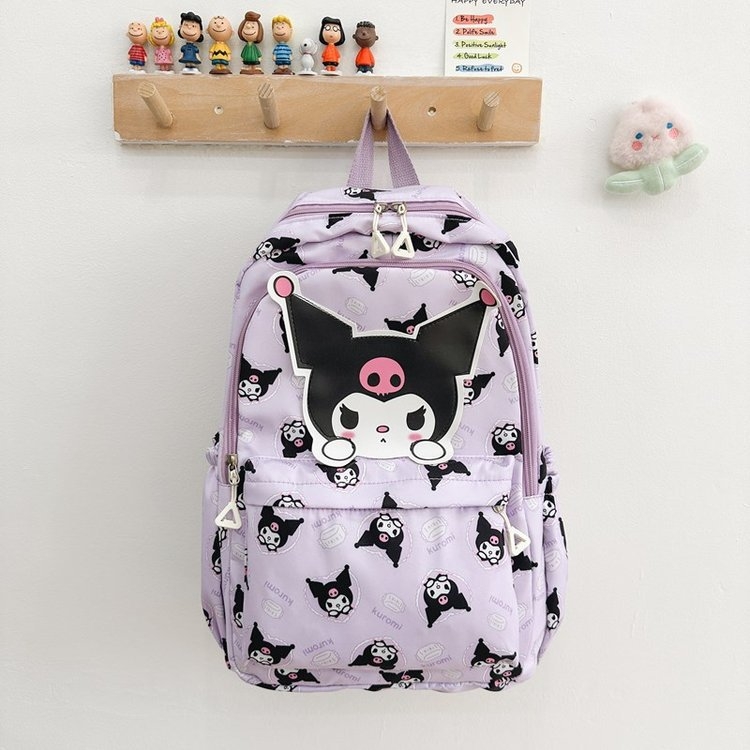 Σακίδιο σχολικό unisex από νάιλον, αδιάβροχο και επεκτεινόμενο, σχέδιο anime καρτούν, επένδυση πολυεστέρα, για μαθητές δημοτικού 3–6 τάξεις