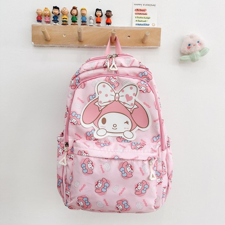 Σακίδιο σχολικό unisex από νάιλον, αδιάβροχο και επεκτεινόμενο, σχέδιο anime καρτούν, επένδυση πολυεστέρα, για μαθητές δημοτικού 3–6 τάξεις