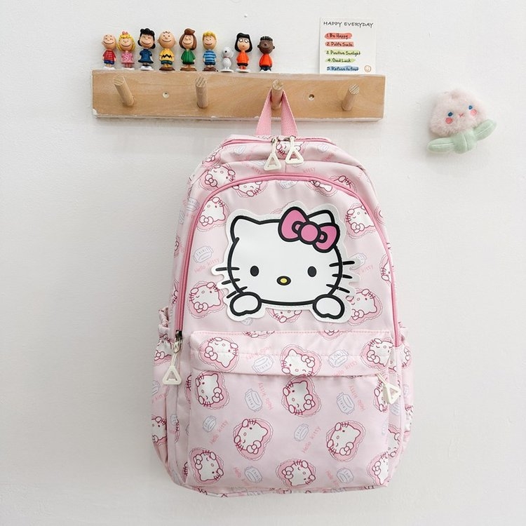 Σακίδιο σχολικό unisex από νάιλον, αδιάβροχο και επεκτεινόμενο, σχέδιο anime καρτούν, επένδυση πολυεστέρα, για μαθητές δημοτικού 3–6 τάξεις