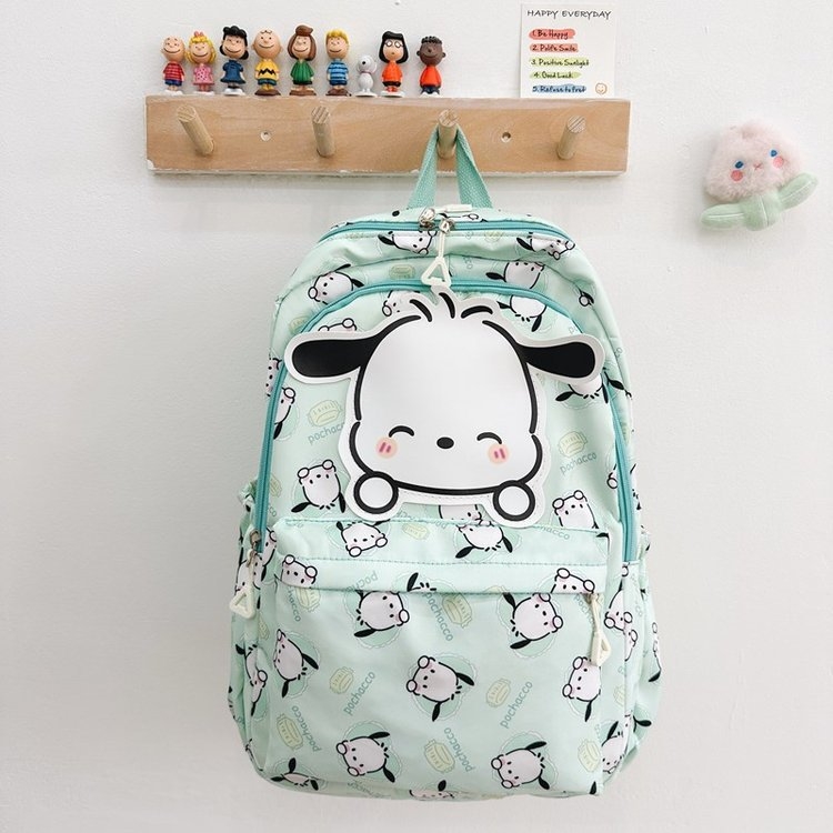 Σακίδιο σχολικό unisex από νάιλον, αδιάβροχο και επεκτεινόμενο, σχέδιο anime καρτούν, επένδυση πολυεστέρα, για μαθητές δημοτικού 3–6 τάξεις