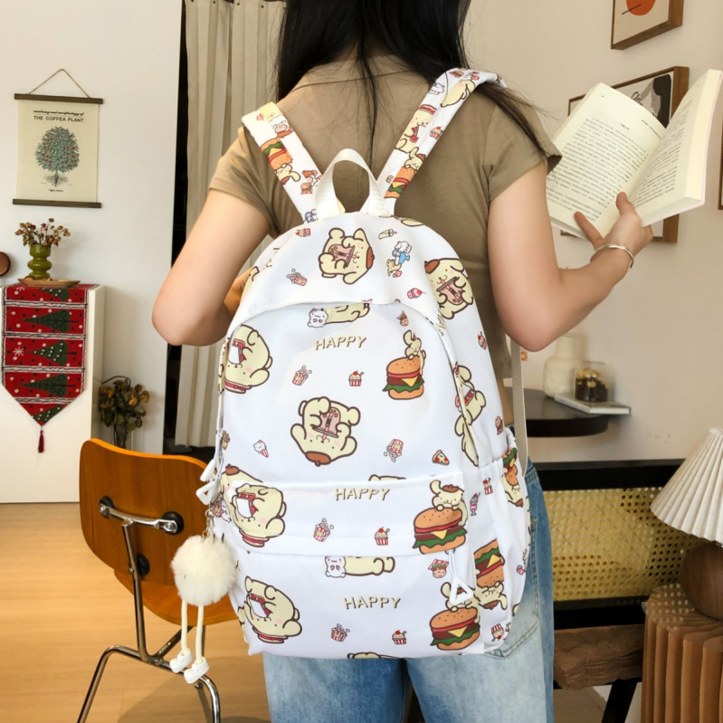 Unisex neilona skolas mugursoma ar dzīvnieku rakstu (ūdensizturīga, ultra viegla, der 8 collu portatīvajam datoram, tilpums <20L, plecu siksnas ar gaisa spilvenu)