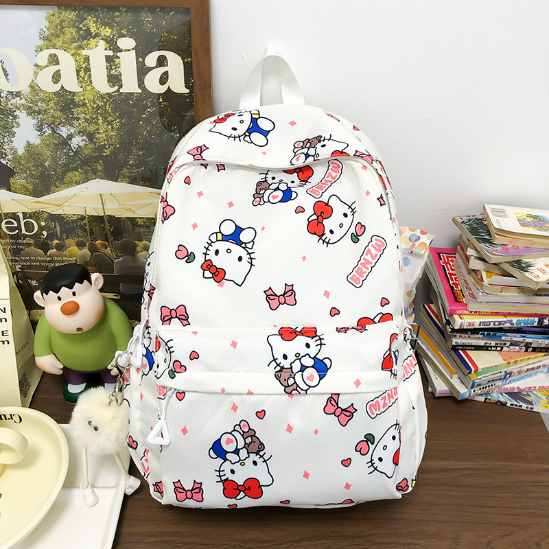 Unisex νάιλον σχολικό σακίδιο με μοτίβο ζώων (αδιάβροχο, ultra-light, συμβατό με 8-ιντσών φορητό, χωρητικότητα <20L, ιμάντες με αερόμαξιλάρια)