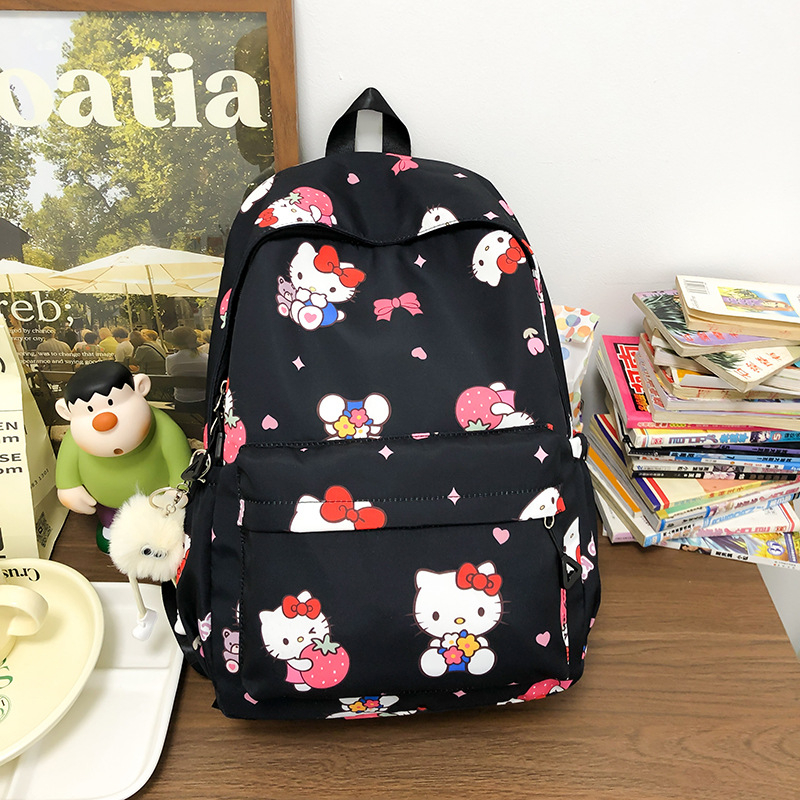 Unisex νάιλον σχολικό σακίδιο με μοτίβο ζώων (αδιάβροχο, ultra-light, συμβατό με 8-ιντσών φορητό, χωρητικότητα <20L, ιμάντες με αερόμαξιλάρια)