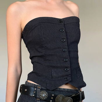 Strapless Tube Top, Slim fit, Polyester 95%+, Καλοκαίρι 2025