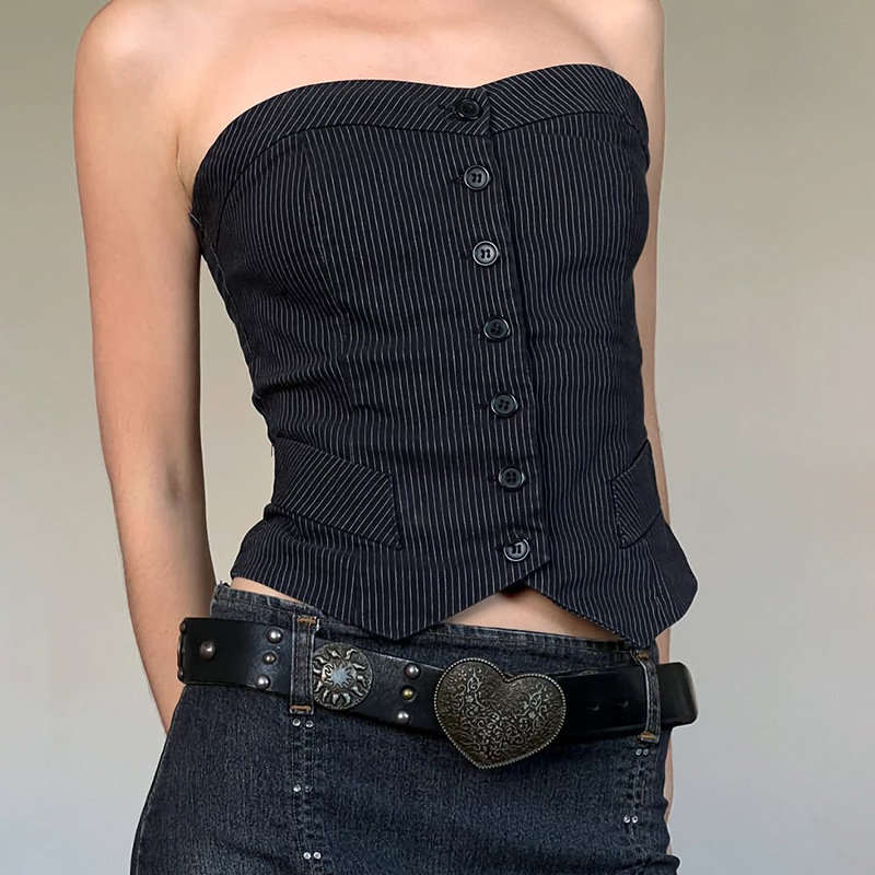 Strapless Tube Top, Slim fit, Polyester 95%+, Καλοκαίρι 2025