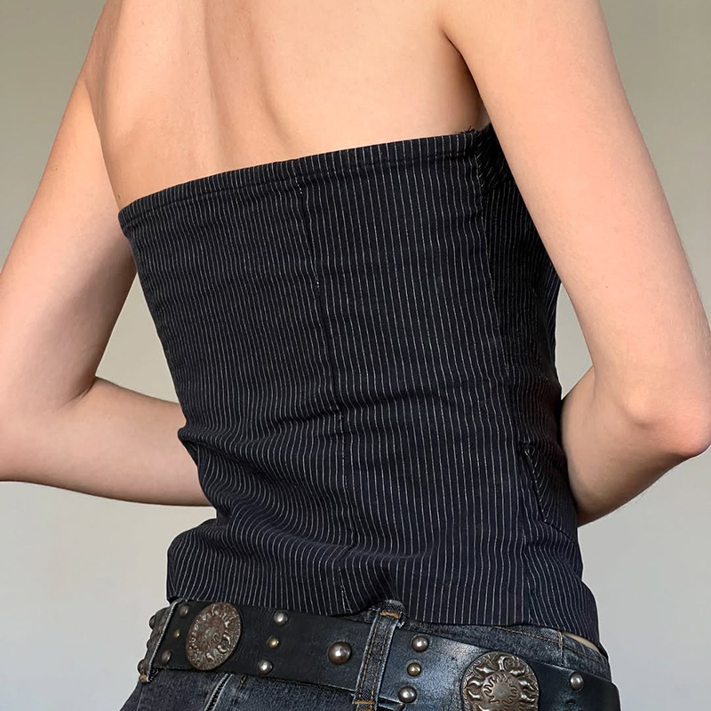 Strapless Tube Top, Slim fit, Polyester 95%+, Καλοκαίρι 2025