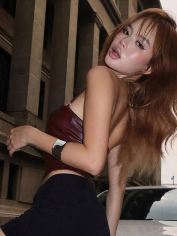 Τοπ PU patchwork χωρίς ώμους με λαιμό-halter, εφαρμοστό, μονοχρωμο σχέδιο