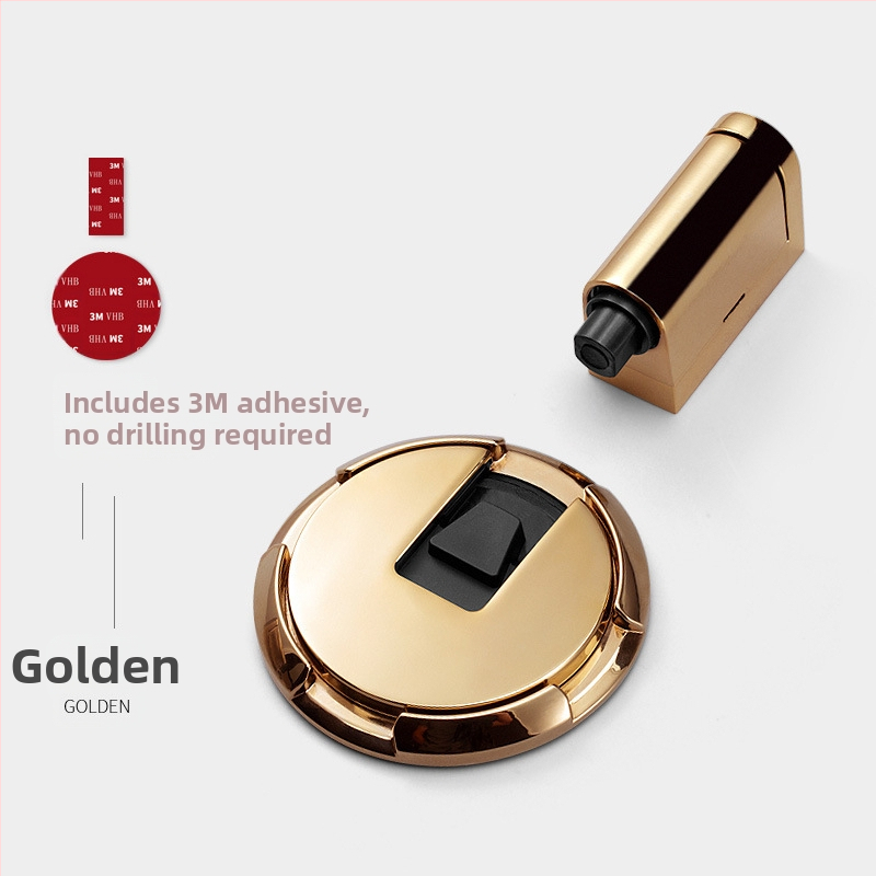 Αποσβεστήρας πόρτας με πρόσφυση στο δάπεδο, αυτόματο κλείσιμο/ασφάλιση, μοντέλο 87006, κράμα ψευδάργύρου, ηλεκτροπλατιωμένο φινίρισμα, εγκατάσταση σε δάπεδο, χειροκίνητος έλεγχος