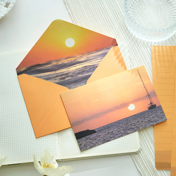 Σετ επιστολόχαρτων και φακέλων — φάκελοι κινεζικού στυλ, Blue Book Stationery, μοντέλο yhp261