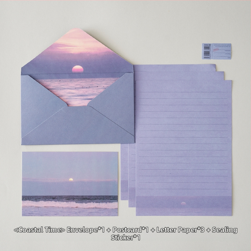 Σετ επιστολόχαρτων και φακέλων — φάκελοι κινεζικού στυλ, Blue Book Stationery, μοντέλο yhp261