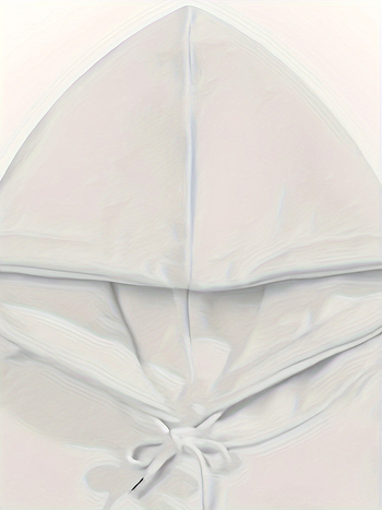 Hoodie s geometrijskim uzorkom, slobodan kroj, dugi rukavi, okrugli izrez, poliester 90–95%