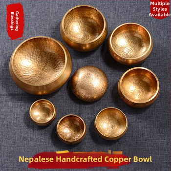 Χαλκός Βουδιστικό Τραγουδιστό Μπολ για Διαλογισμό – Χειροποίητο, 220 g, Θρησκευτική Χρήση