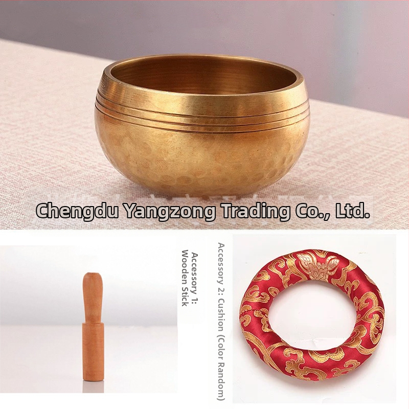 Χαλκός Βουδιστικό Τραγουδιστό Μπολ για Διαλογισμό – Χειροποίητο, 220 g, Θρησκευτική Χρήση