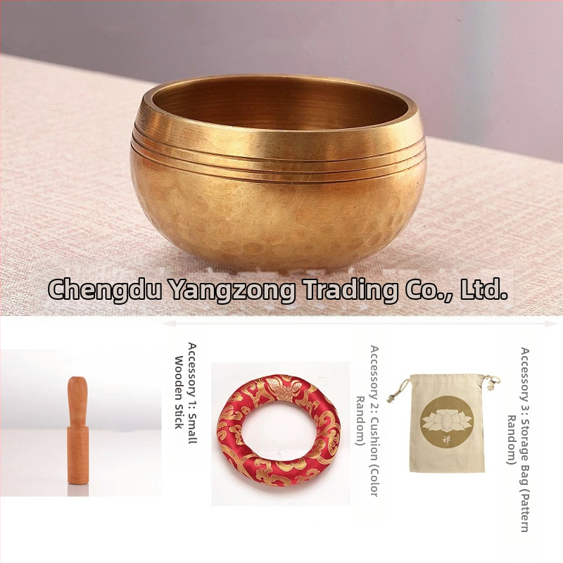 Χαλκός Βουδιστικό Τραγουδιστό Μπολ για Διαλογισμό – Χειροποίητο, 220 g, Θρησκευτική Χρήση