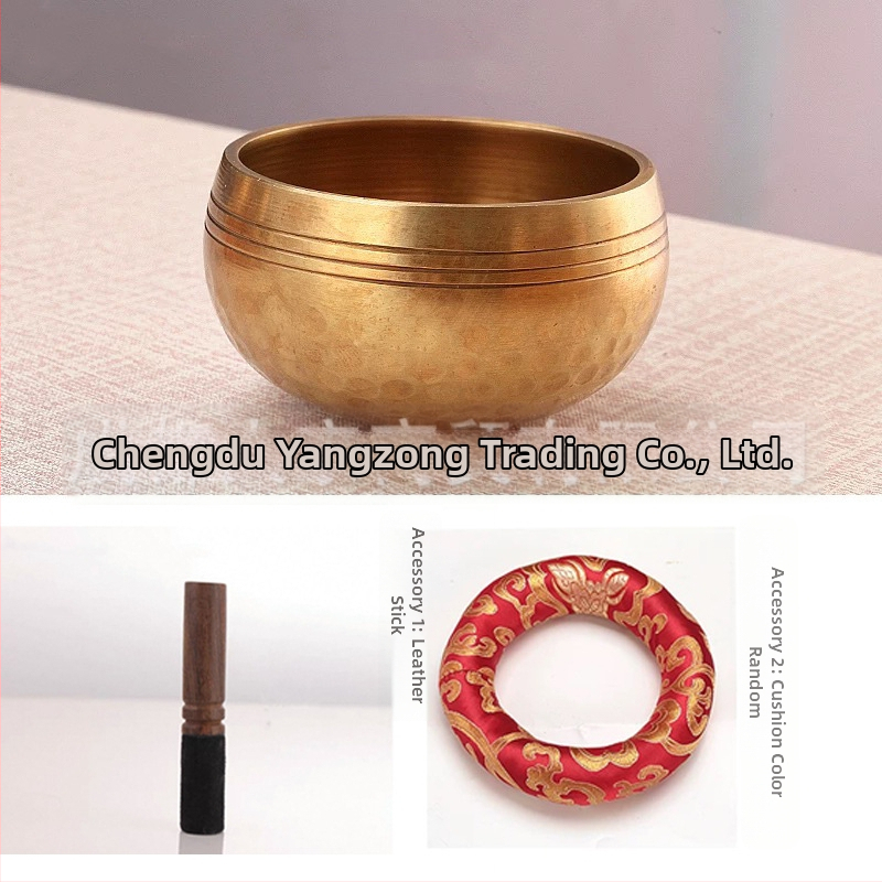 Χαλκός Βουδιστικό Τραγουδιστό Μπολ για Διαλογισμό – Χειροποίητο, 220 g, Θρησκευτική Χρήση