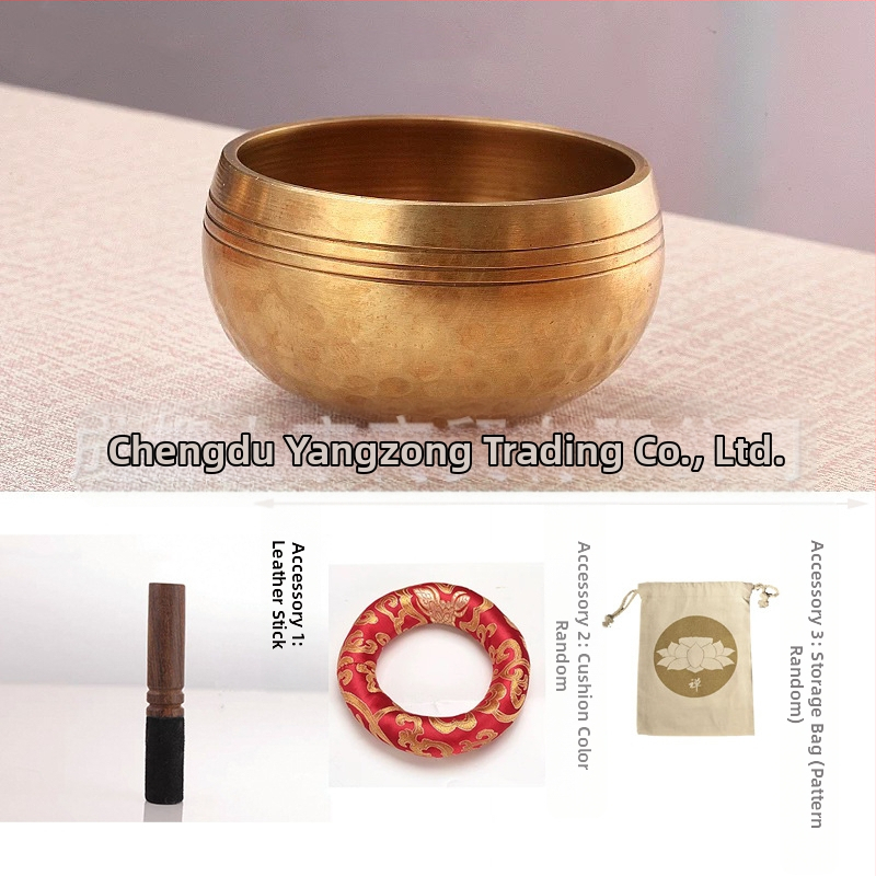 Χαλκός Βουδιστικό Τραγουδιστό Μπολ για Διαλογισμό – Χειροποίητο, 220 g, Θρησκευτική Χρήση