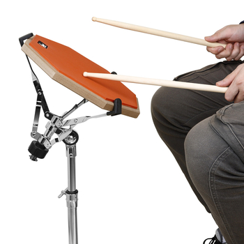 Pad εξάσκησης για τύμπανα MD197 από SLADE — σιωπηρή επιφάνεια από καουτσούκ με πυρήνα από ξύλο, μόνωση ήχου, αντιολισθητικό στρώμα