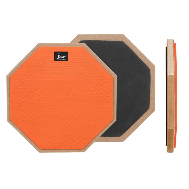 Pad εξάσκησης για τύμπανα MD197 από SLADE — σιωπηρή επιφάνεια από καουτσούκ με πυρήνα από ξύλο, μόνωση ήχου, αντιολισθητικό στρώμα