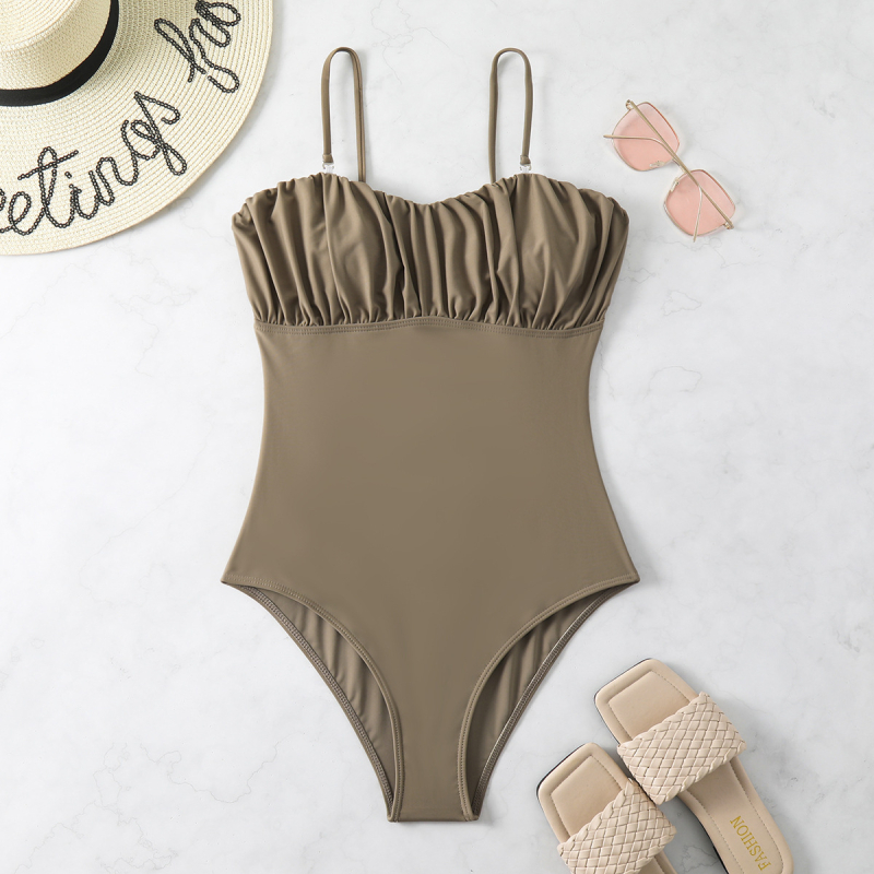 Ολόσωμο μαγιό για γυναίκες; με επένδυση στήθους και без μεταλλική υποστήριξη; γρήγορο στέγνωμα και αδιάβροχο; υψηλή ελαστικότητα; ύφασμα πολυεστέρα