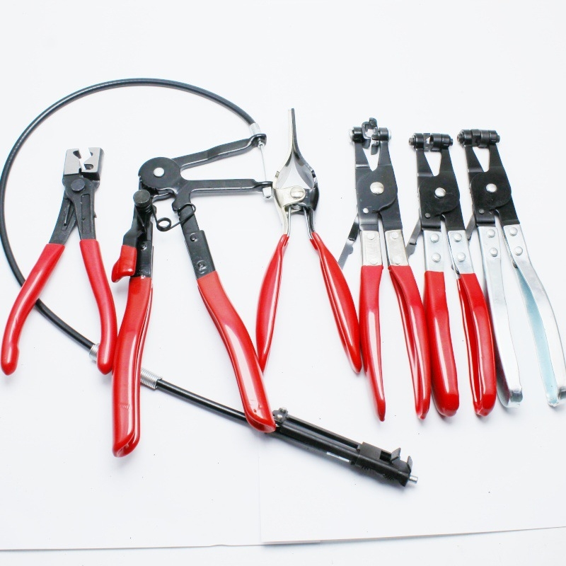 Клещи за скоби на маркуч и тръба – въглеродна стомана, за механичен ремонт