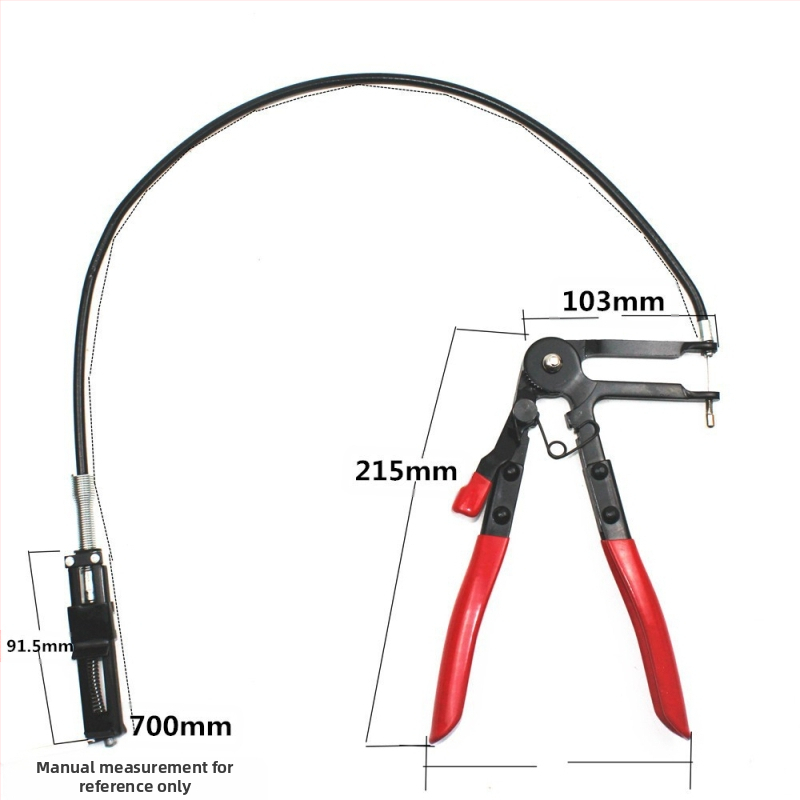 Клещи за скоби на маркуч и тръба – въглеродна стомана, за механичен ремонт