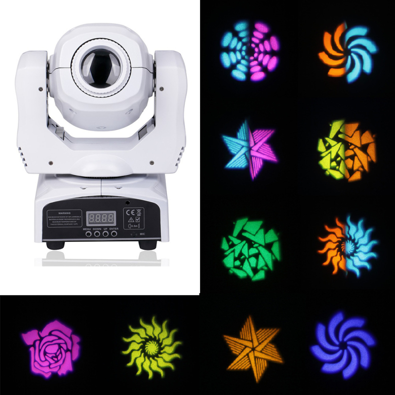 LED светлина с подвижна глава, 10/30/60W лъчове, за закрити помещения, 110-240V, IP20, модел ZG8020018/8020068/8020098