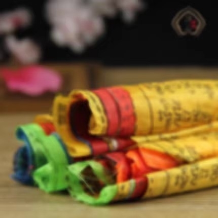 Wind horse flag, μετάξι, χύτευση, 200 g, θρησκευτικά είδη