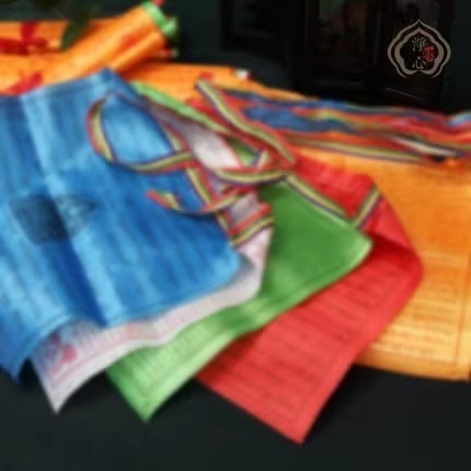 Wind horse flag, μετάξι, χύτευση, 200 g, θρησκευτικά είδη