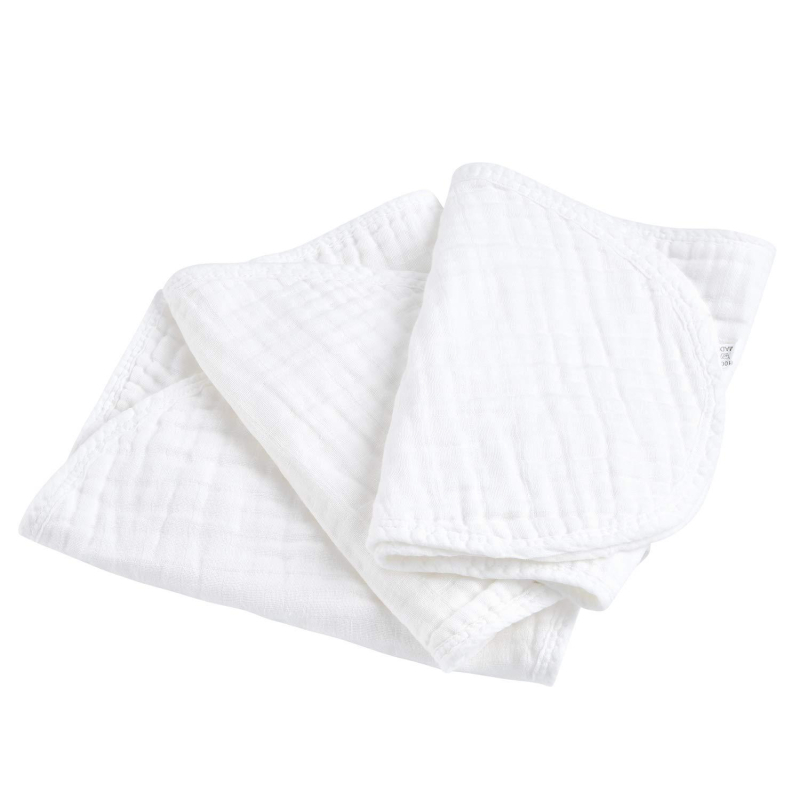 Пелена за оригване от 100% памук муслин, шестслойна, попивателна за бебета и деца